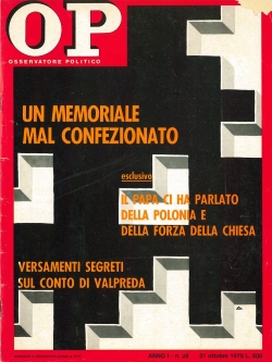 Pecorelli rivista OP