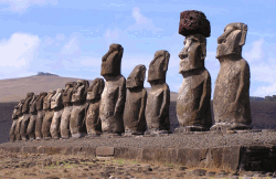 Moai di Rapa Nui